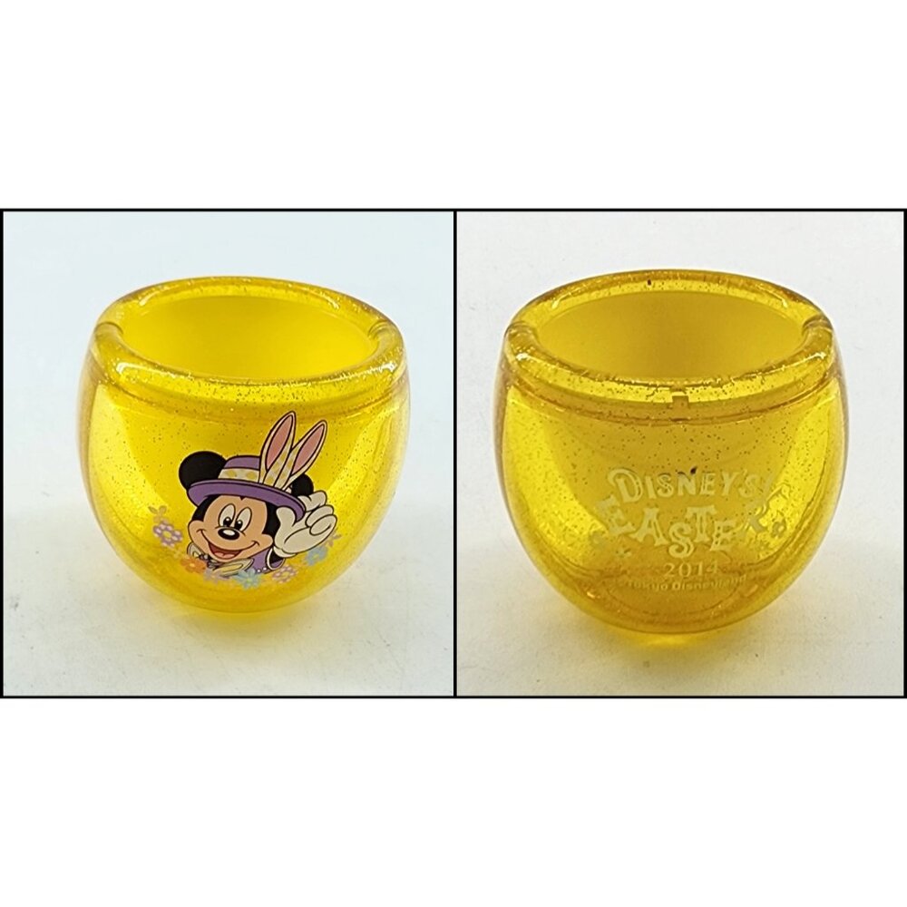 Dosney' Easter 2014 Yellow‎ Plastic Mickey Collectable Souvenir Egg Stand